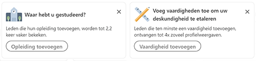 linkedin profiel uitbreiden