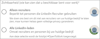 linkedin zichtbaarheid voor recruiters