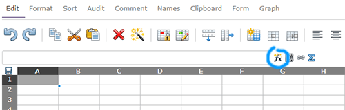 online spreadsheet functies