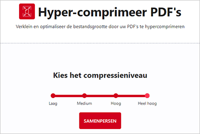 pdf sterk comprimeren