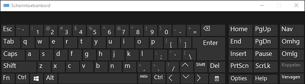 schermtoetsenbord