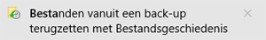 backup windows terugzetten